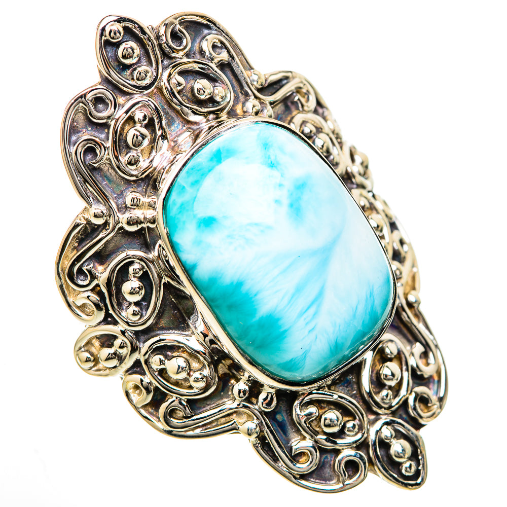 Larimar Rings handcrafted by Ana Silver Co - RING104872 - Photo 2