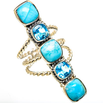 Larimar Rings handcrafted by Ana Silver Co - RING104875 - Photo 2