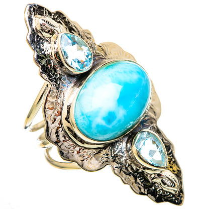 Larimar Rings handcrafted by Ana Silver Co - RING104876 - Photo 2