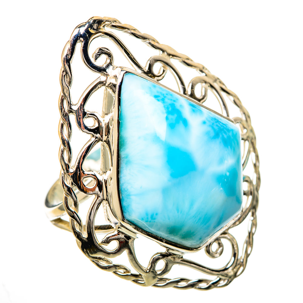 Larimar Rings handcrafted by Ana Silver Co - RING104877 - Photo 2