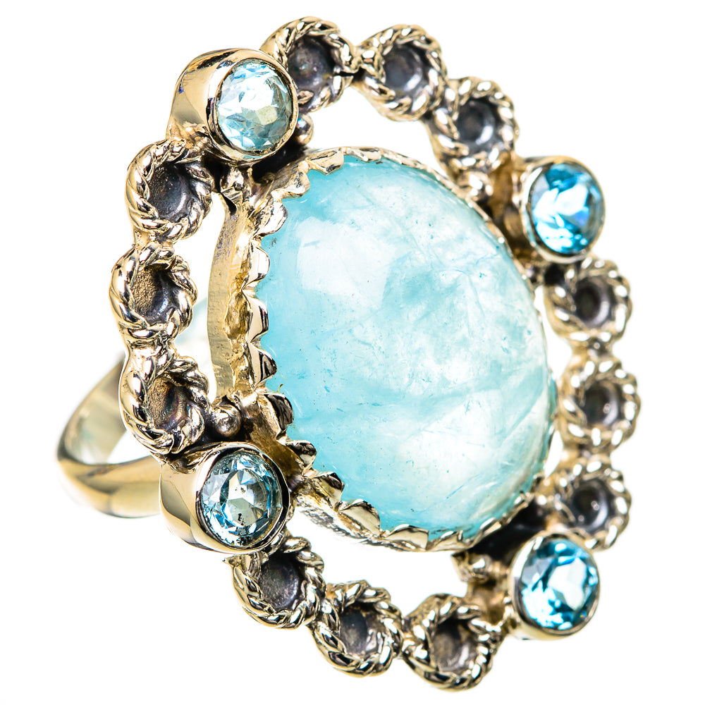 Larimar Rings handcrafted by Ana Silver Co - RING104878 - Photo 2