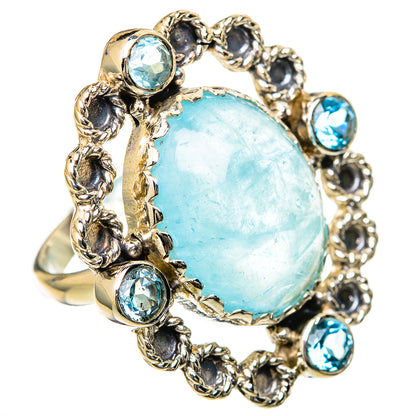 Larimar Rings handcrafted by Ana Silver Co - RING104878 - Photo 2