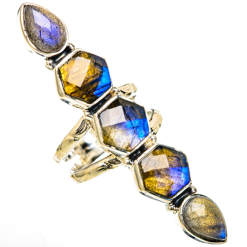 Labradorite Rings handcrafted by Ana Silver Co - RING104879 - Photo 2