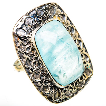 Aquamarine Rings handcrafted by Ana Silver Co - RING104880 - Photo 2