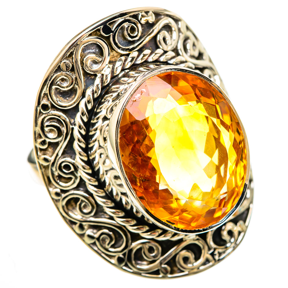 Citrine Rings handcrafted by Ana Silver Co - RING104883 - Photo 2