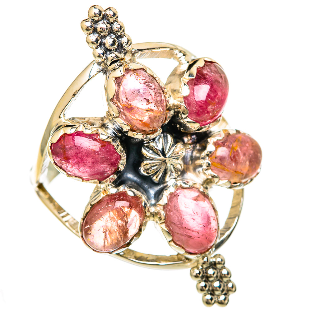 Pink Tourmaline Rings handcrafted by Ana Silver Co - RING104885 - Photo 2