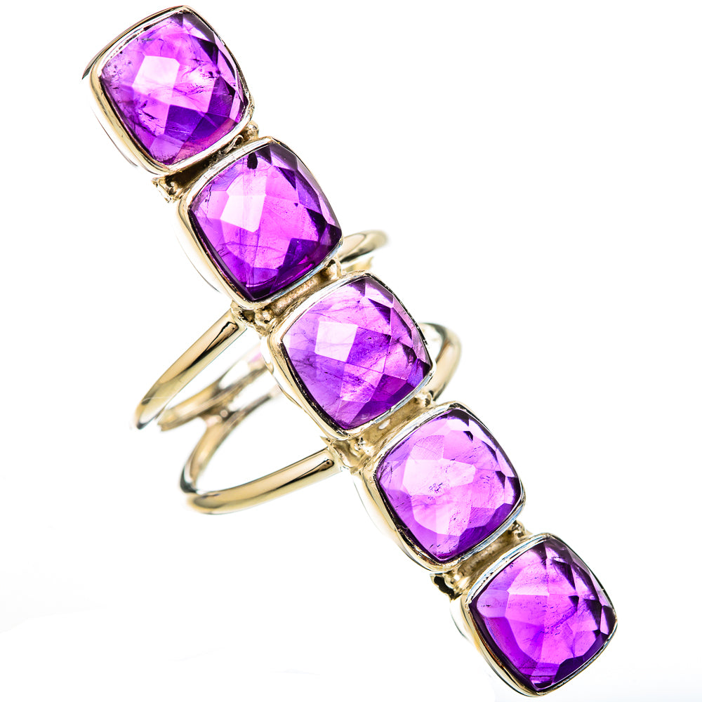 Amethyst Rings handcrafted by Ana Silver Co - RING104893 - Photo 2