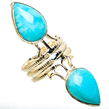 Larimar Rings handcrafted by Ana Silver Co - RING104904 - Photo 2
