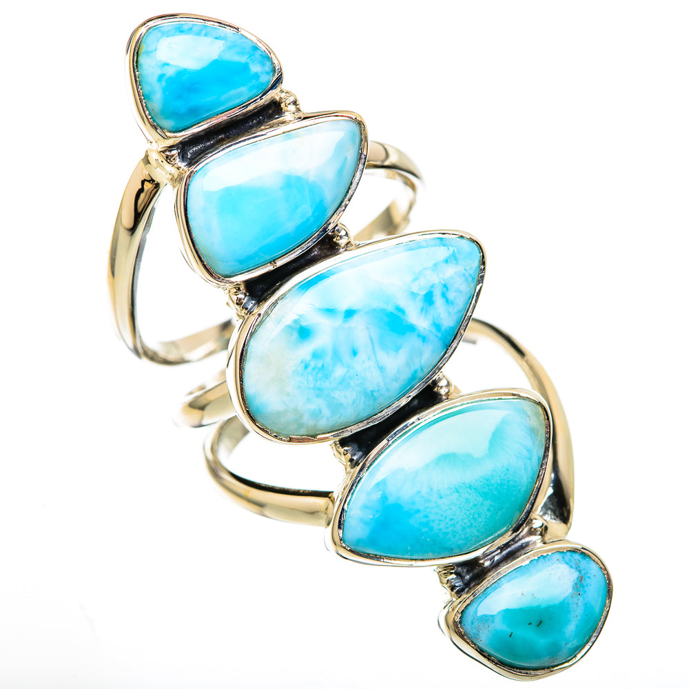 Larimar Rings handcrafted by Ana Silver Co - RING104907 - Photo 2