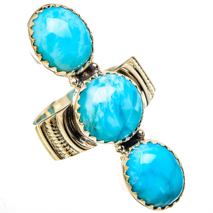 Larimar Rings handcrafted by Ana Silver Co - RING104911 - Photo 2