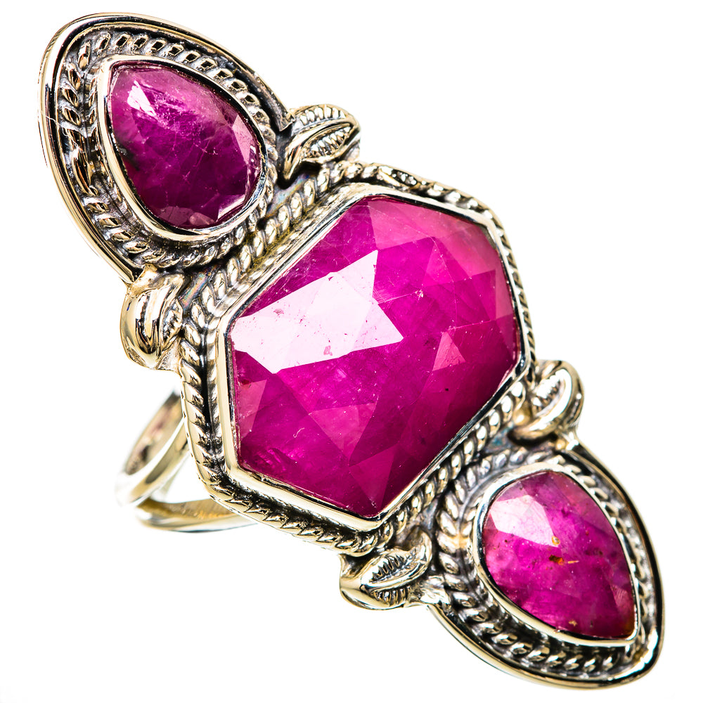 Ruby Rings handcrafted by Ana Silver Co - RING104915 - Photo 2