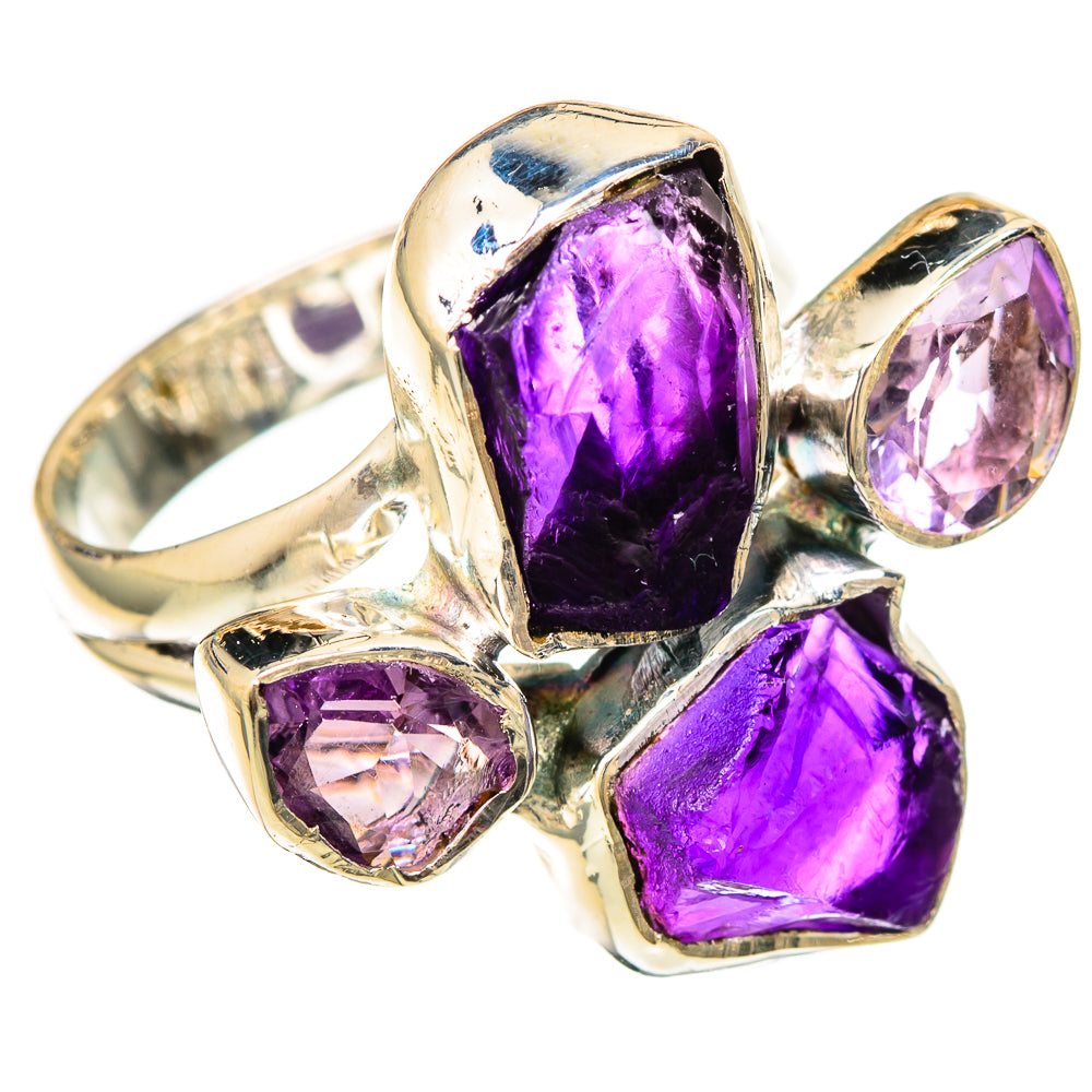 Amethyst Rings handcrafted by Ana Silver Co - RING104922 - Photo 2