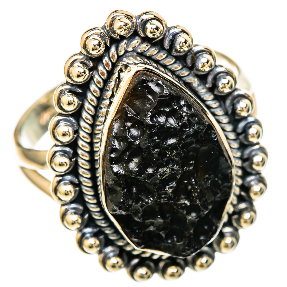 Tektite Rings handcrafted by Ana Silver Co - RING104927 - Photo 2