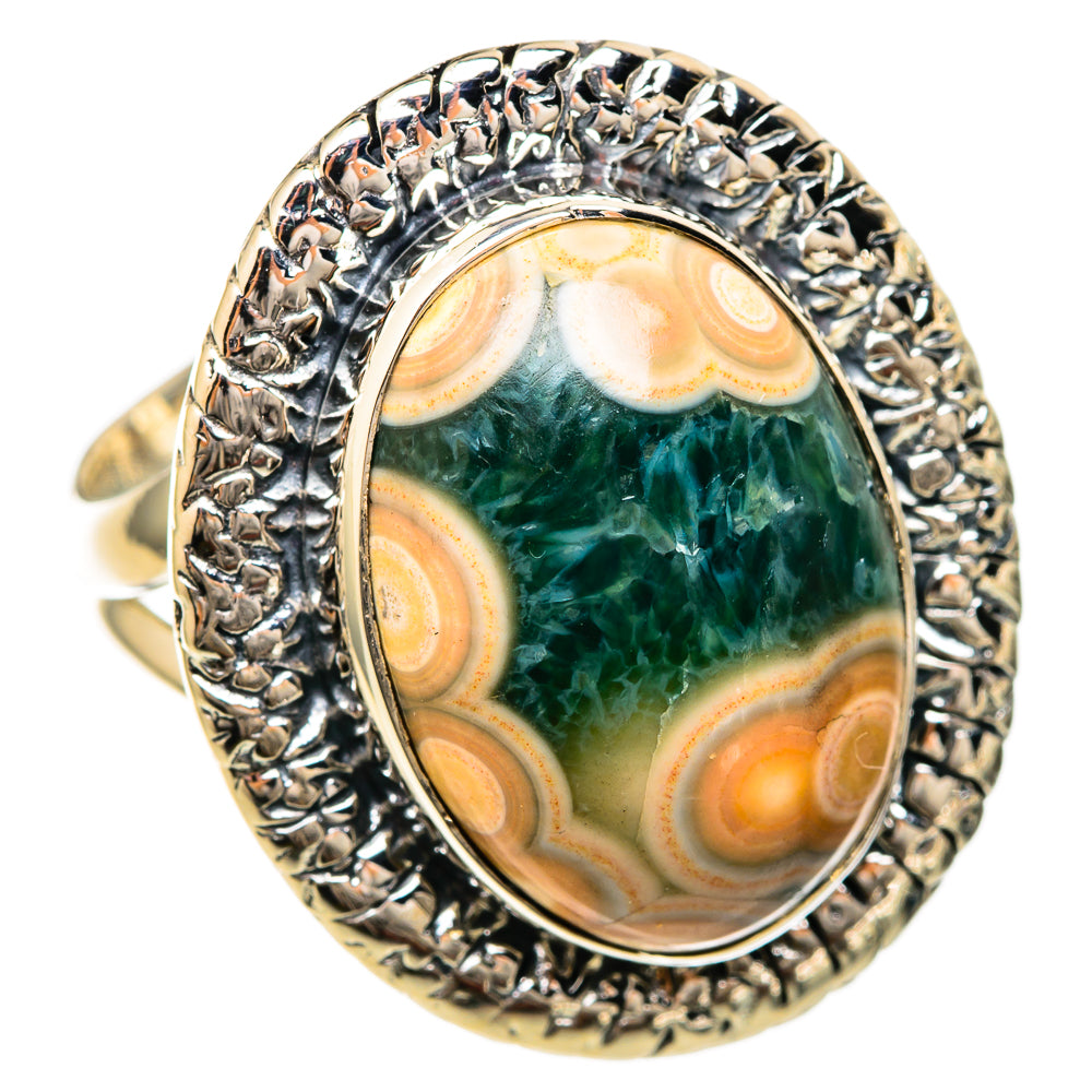 Ocean Jasper Rings handcrafted by Ana Silver Co - RING104930 - Photo 2