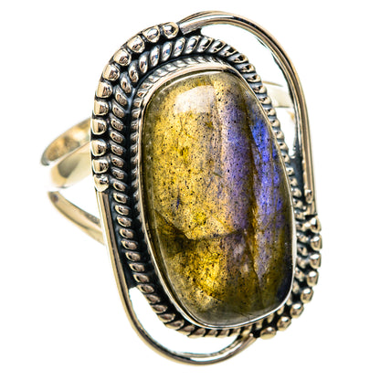 Labradorite Rings handcrafted by Ana Silver Co - RING104935 - Photo 2