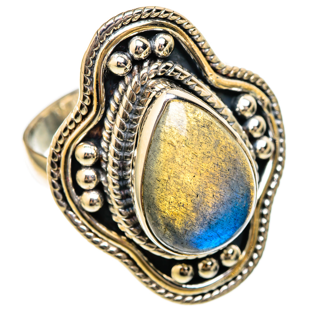 Labradorite Rings handcrafted by Ana Silver Co - RING104938 - Photo 2