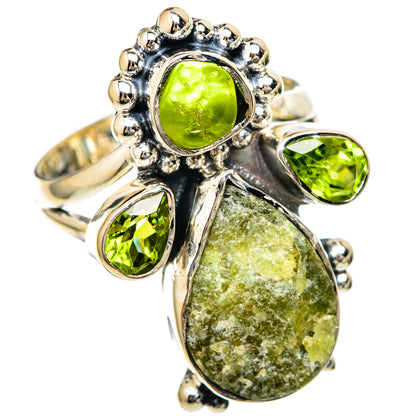 Green Tourmaline Rings handcrafted by Ana Silver Co - RING104944 - Photo 2