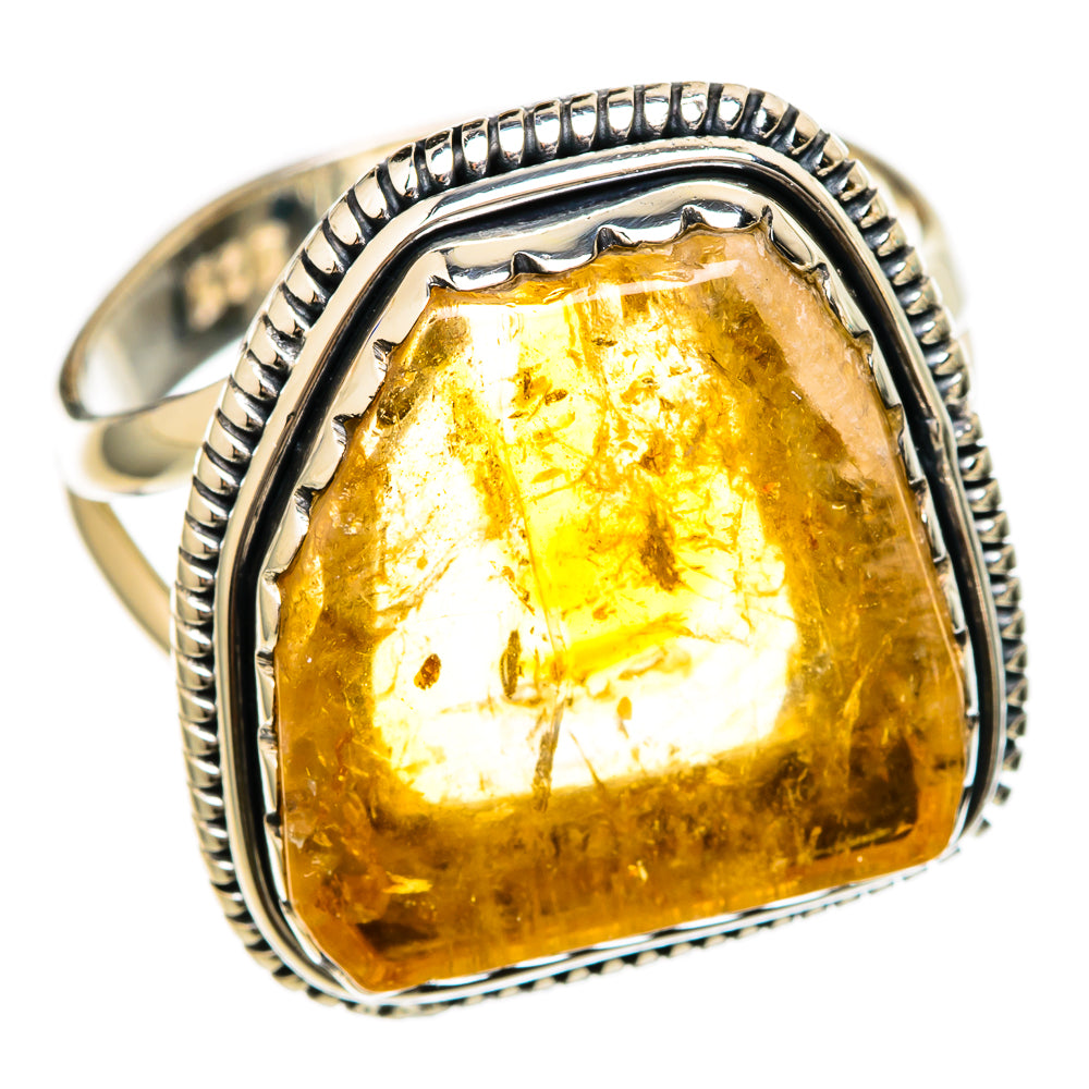 Citrine Rings handcrafted by Ana Silver Co - RING104947 - Photo 2