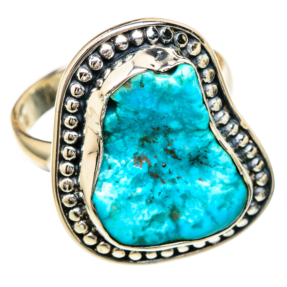 Chrysocolla Rings handcrafted by Ana Silver Co - RING104968 - Photo 2