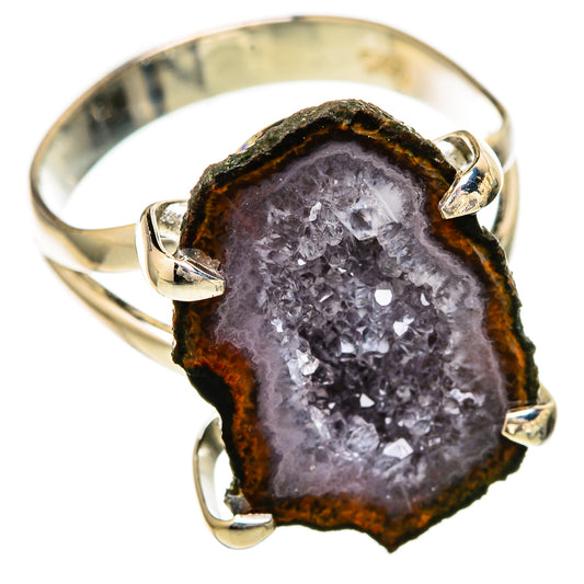 Geode Slice Rings handcrafted by Ana Silver Co - RING104977 - Photo 2