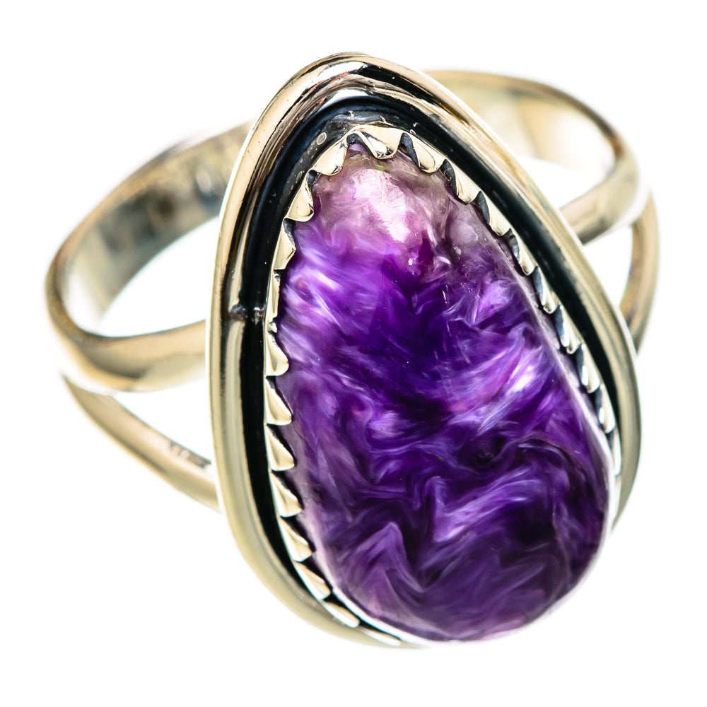 Charoite Rings handcrafted by Ana Silver Co - RING104984 - Photo 2