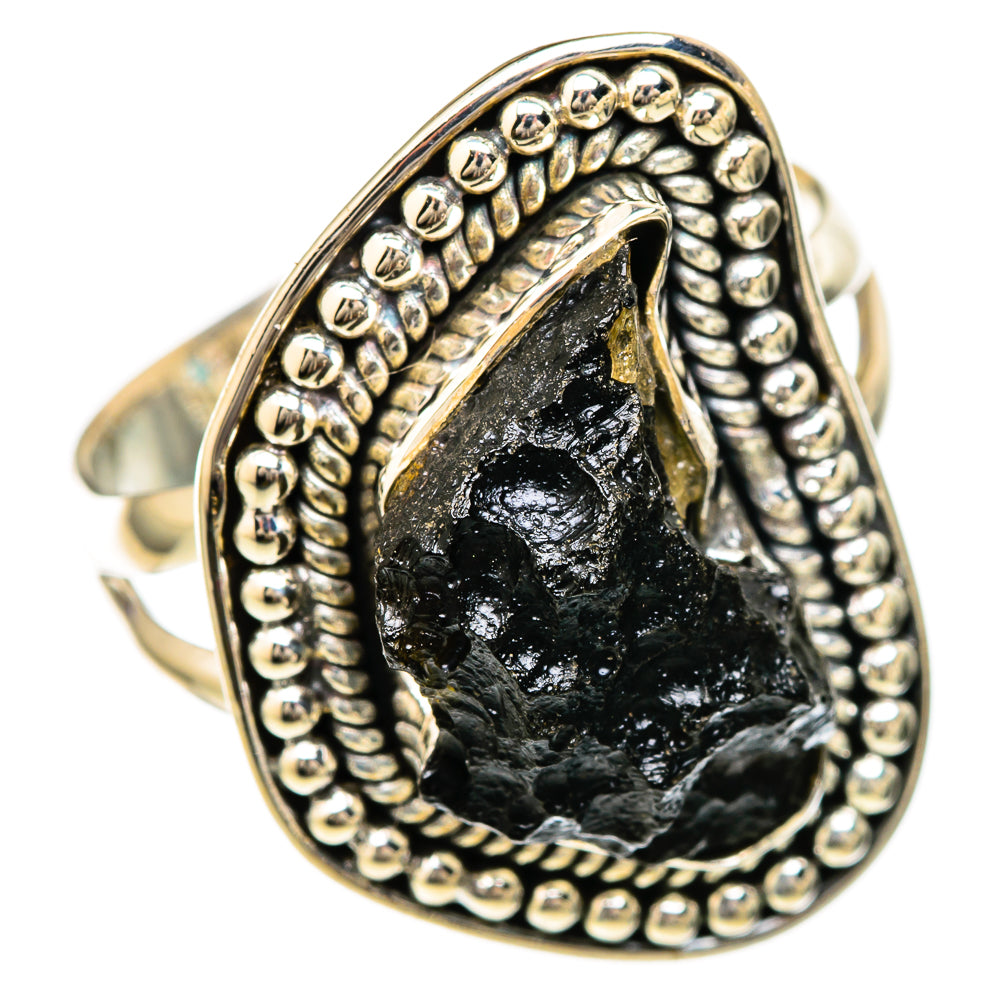 Tektite Rings handcrafted by Ana Silver Co - RING104988 - Photo 2