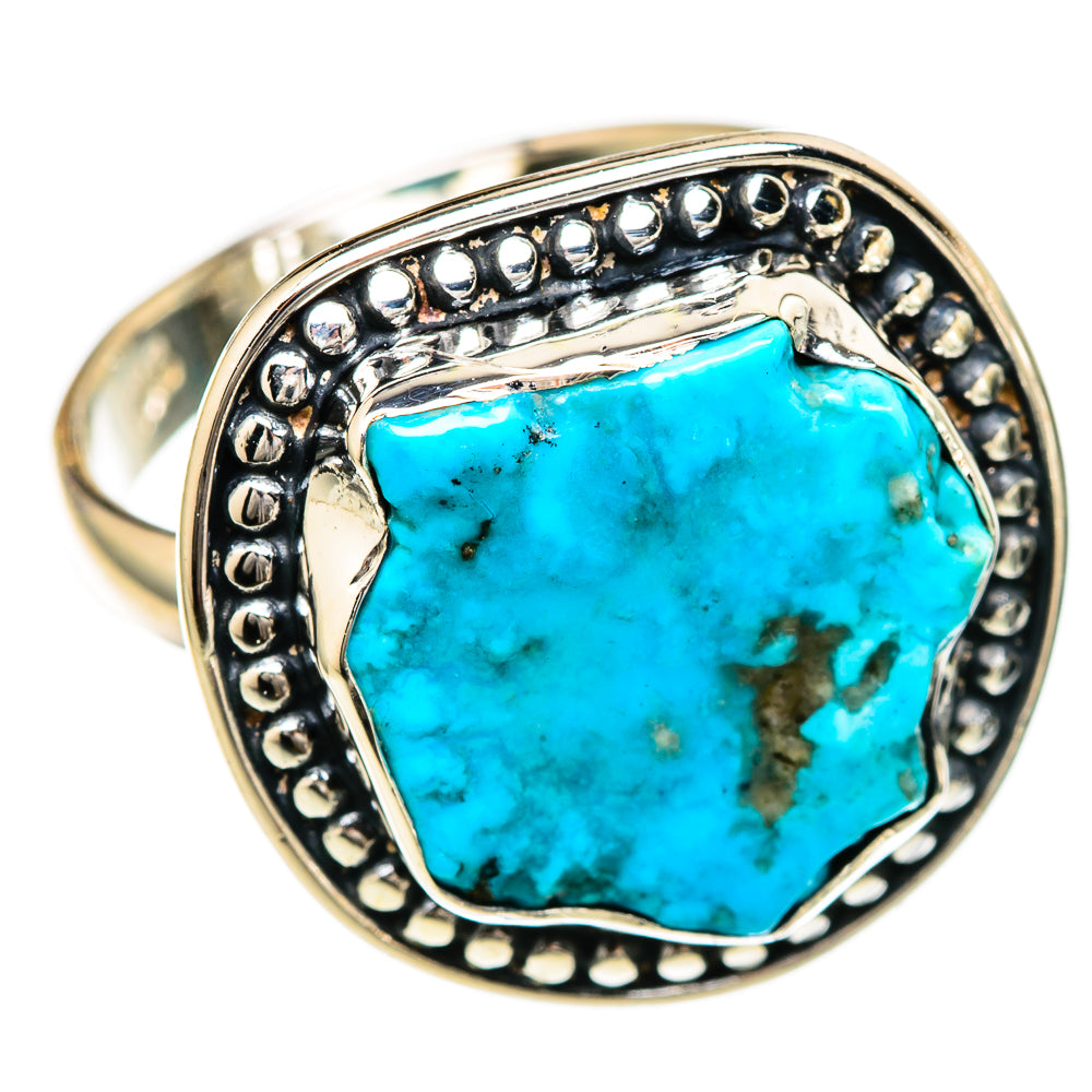 Chrysocolla Rings handcrafted by Ana Silver Co - RING105001 - Photo 2