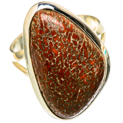 Dinosaur Bone Rings handcrafted by Ana Silver Co - RING105008 - Photo 2