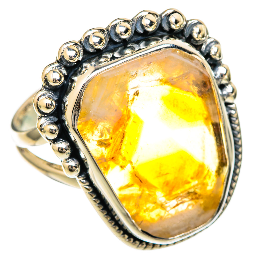 Citrine Rings handcrafted by Ana Silver Co - RING105010 - Photo 2