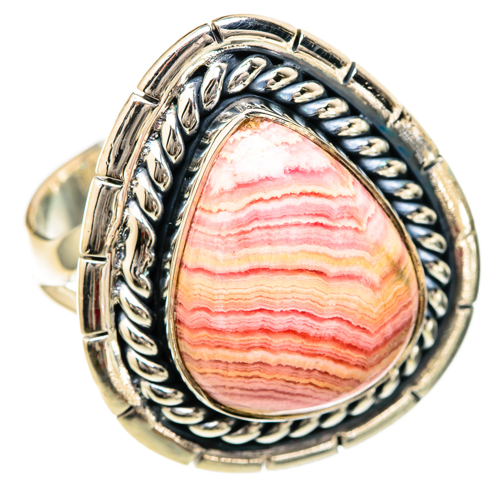 Rhodochrosite Rings handcrafted by Ana Silver Co - RING105011 - Photo 2