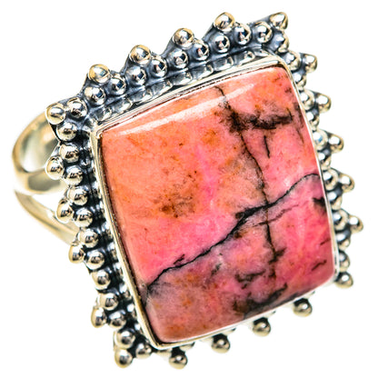 Rhodonite Rings handcrafted by Ana Silver Co - RING105012 - Photo 2