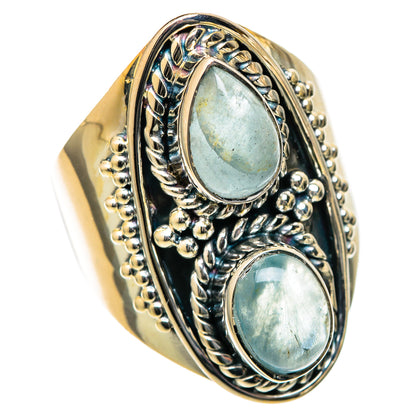 Aquamarine Rings handcrafted by Ana Silver Co - RING105019 - Photo 2