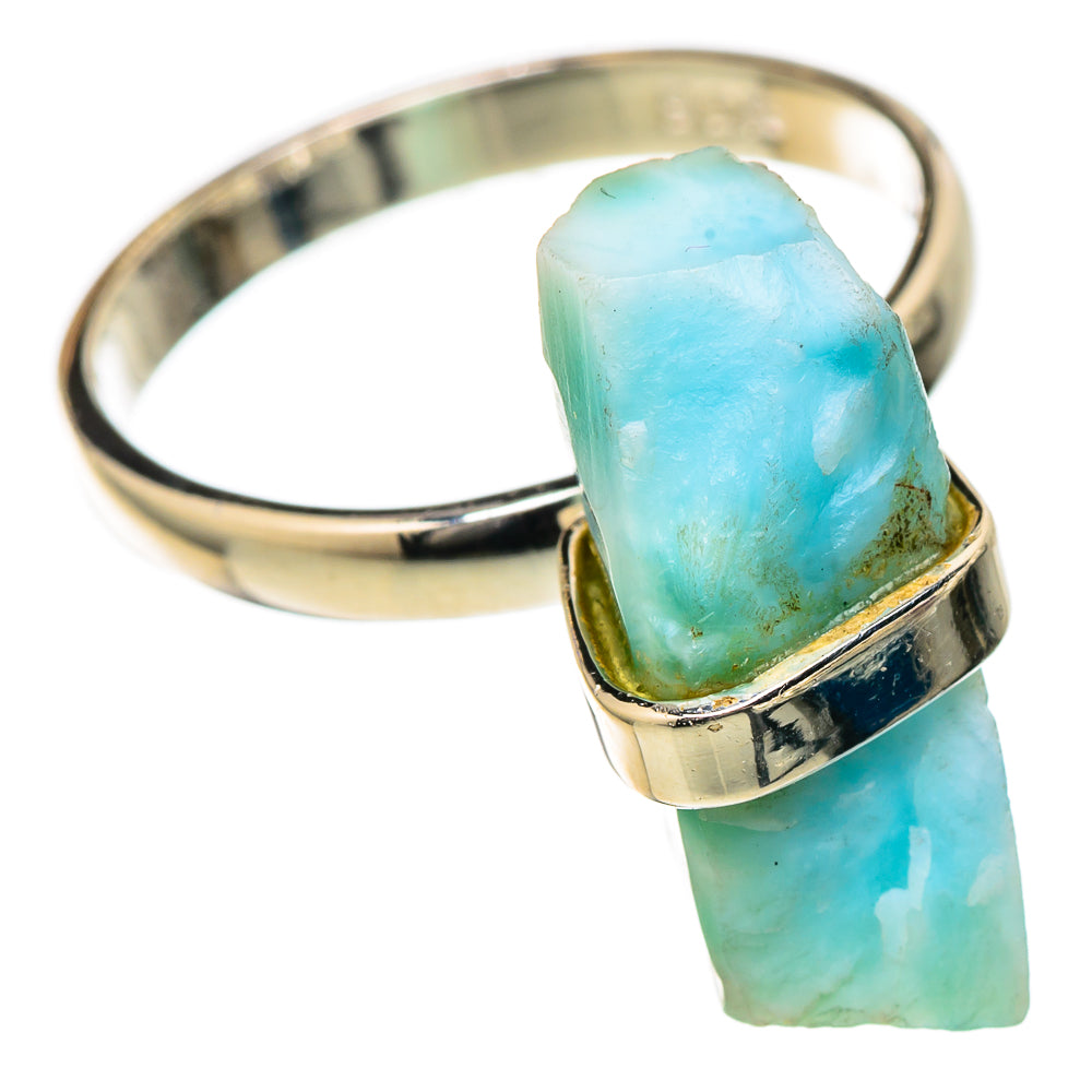Larimar Rings handcrafted by Ana Silver Co - RING105021 - Photo 2