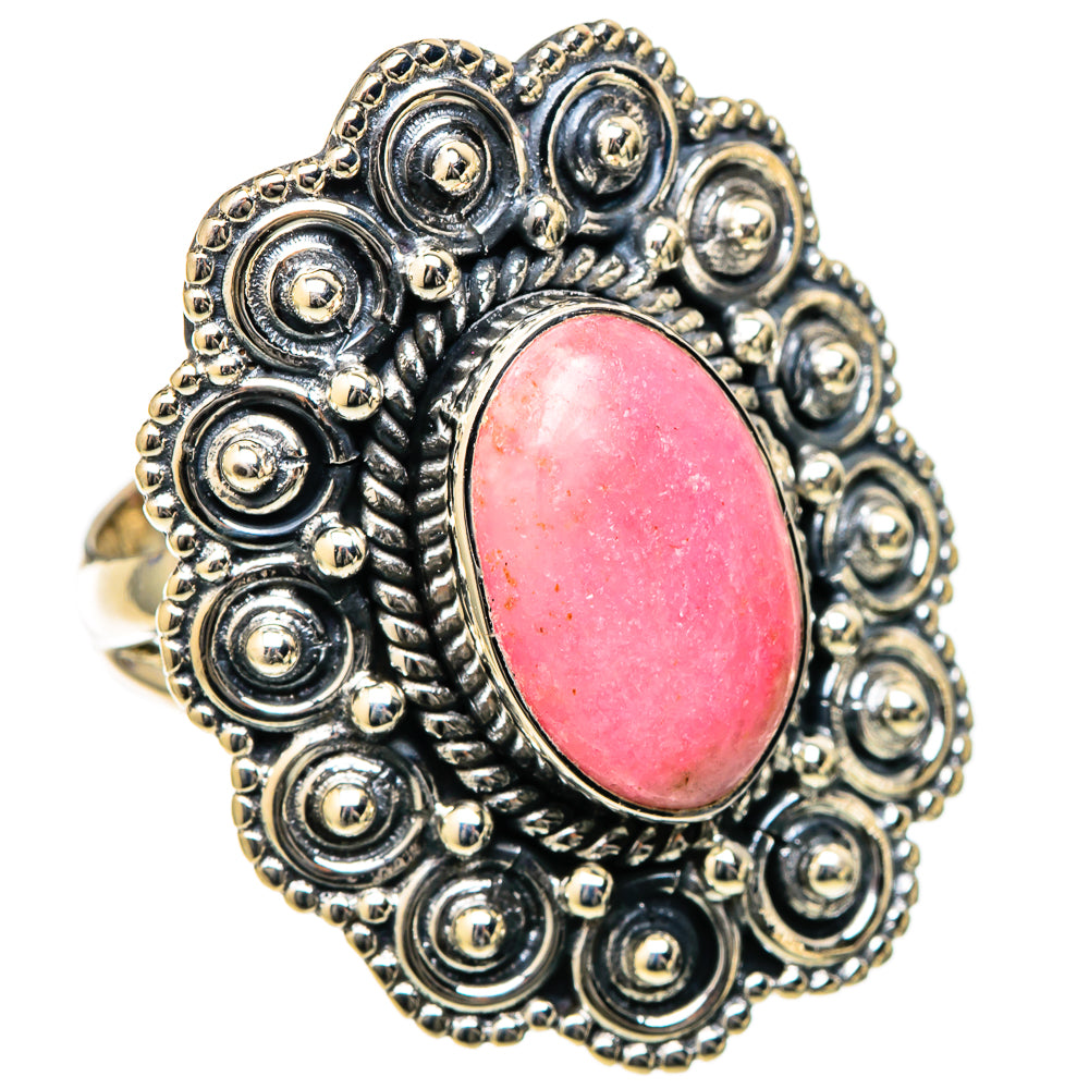 Pink Opal Rings handcrafted by Ana Silver Co - RING105032 - Photo 2