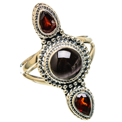 Garnet Rings handcrafted by Ana Silver Co - RING105034 - Photo 2
