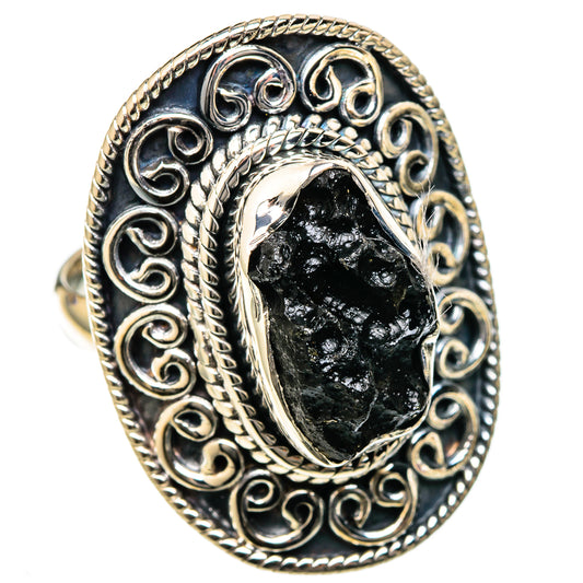 Tektite Rings handcrafted by Ana Silver Co - RING105038 - Photo 2