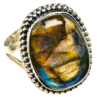 Labradorite Rings handcrafted by Ana Silver Co - RING105053 - Photo 2