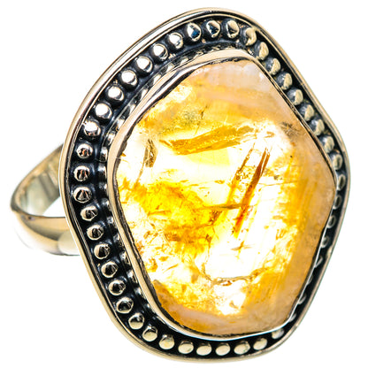Citrine Rings handcrafted by Ana Silver Co - RING105066 - Photo 2