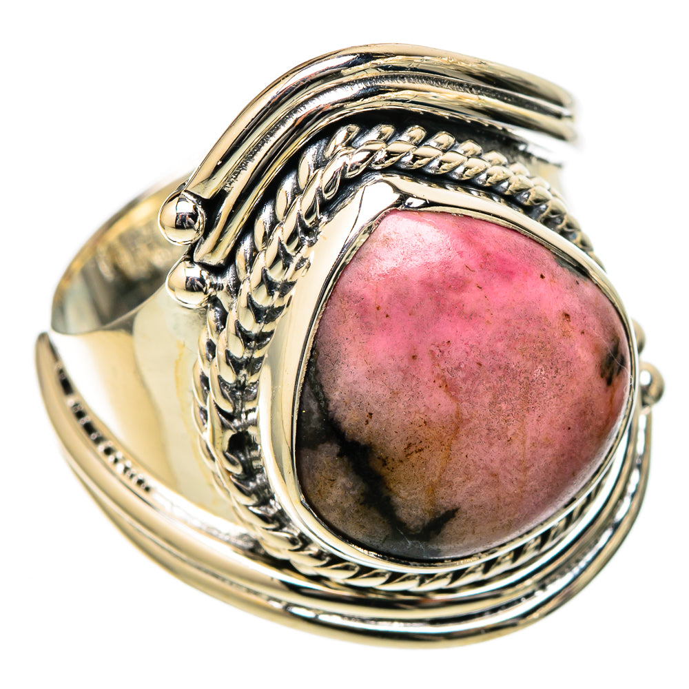 Rhodonite Rings handcrafted by Ana Silver Co - RING105067 - Photo 2