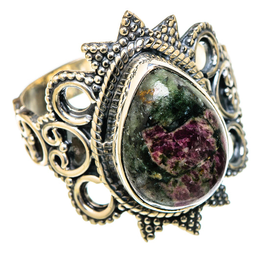 Russian Eudialyte Rings handcrafted by Ana Silver Co - RING105070 - Photo 2