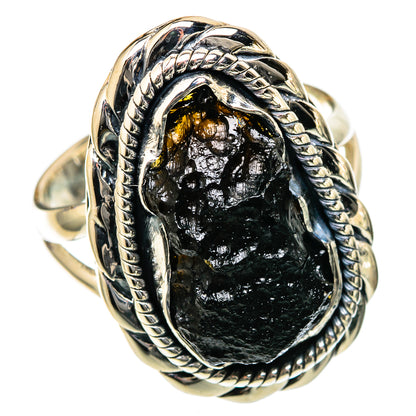 Tektite Rings handcrafted by Ana Silver Co - RING105074 - Photo 2