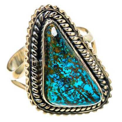 Shattuckite Rings handcrafted by Ana Silver Co - RING105089 - Photo 2