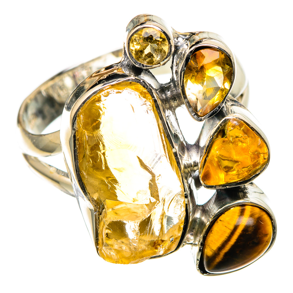Citrine Rings handcrafted by Ana Silver Co - RING105100 - Photo 2