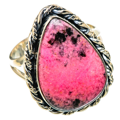 Rhodonite Rings handcrafted by Ana Silver Co - RING105102 - Photo 2