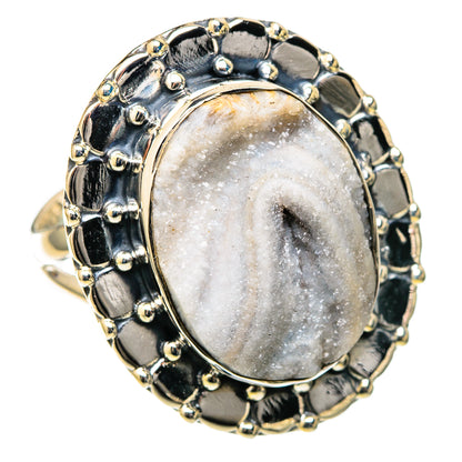 Desert Druzy Rings handcrafted by Ana Silver Co - RING105117 - Photo 2