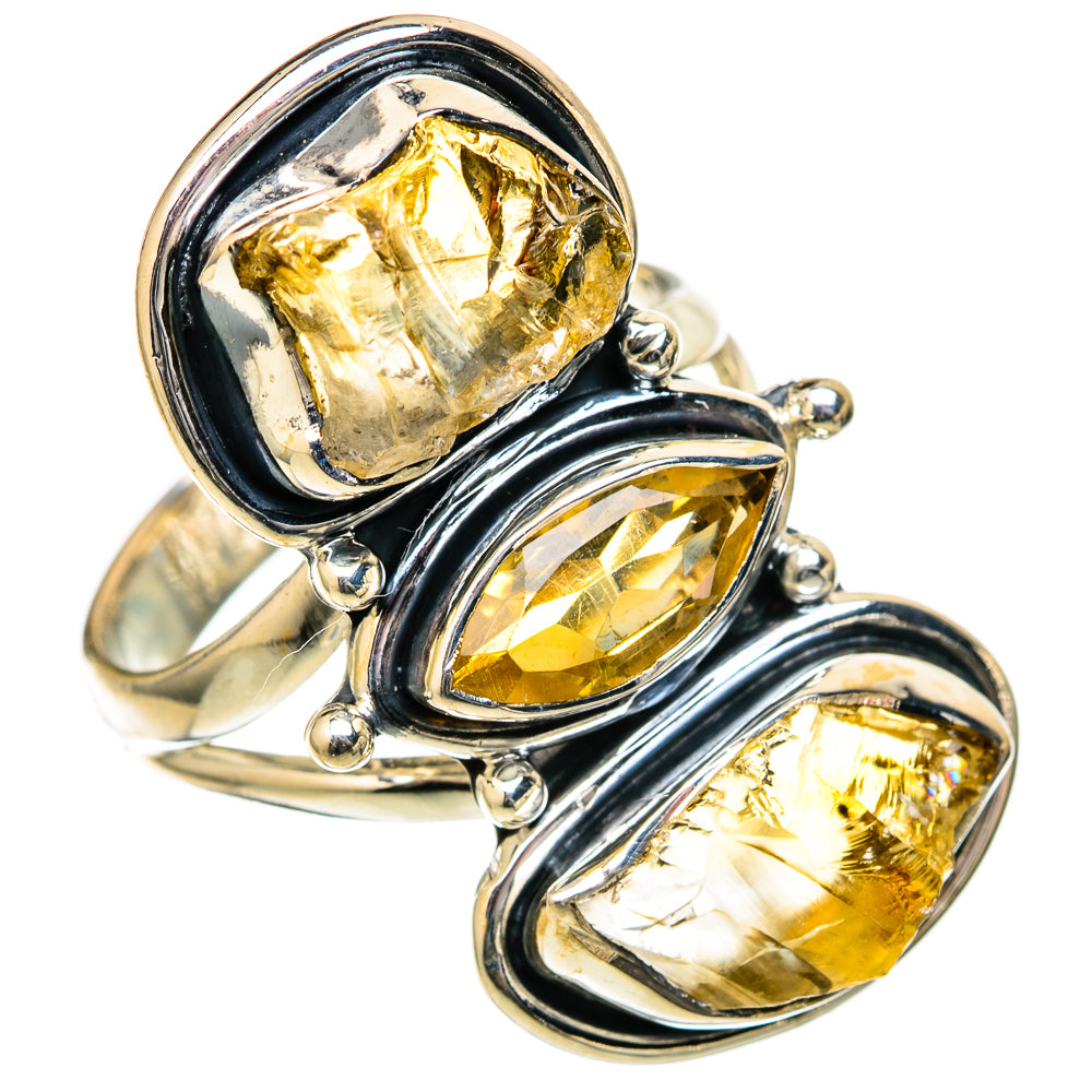 Citrine Rings handcrafted by Ana Silver Co - RING105135 - Photo 2