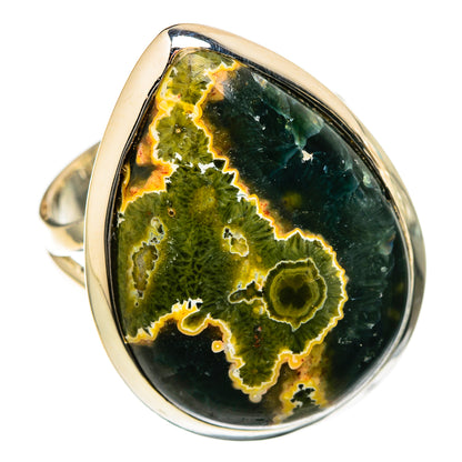 Ocean Jasper Rings handcrafted by Ana Silver Co - RING105156 - Photo 2