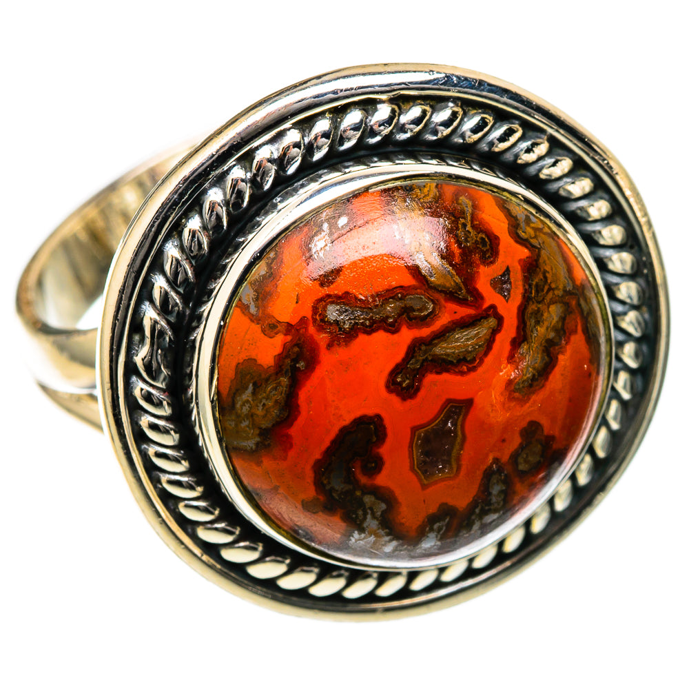 Moroccan Agate Rings handcrafted by Ana Silver Co - RING105159 - Photo 2