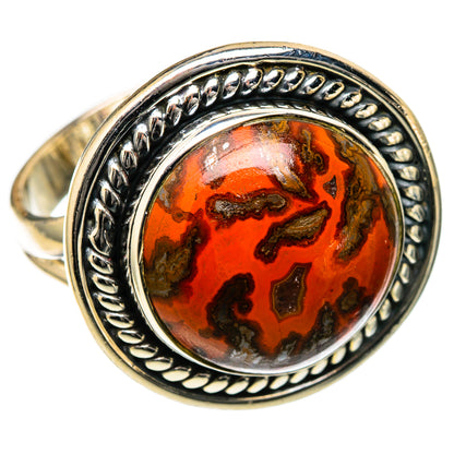 Moroccan Agate Rings handcrafted by Ana Silver Co - RING105159 - Photo 2