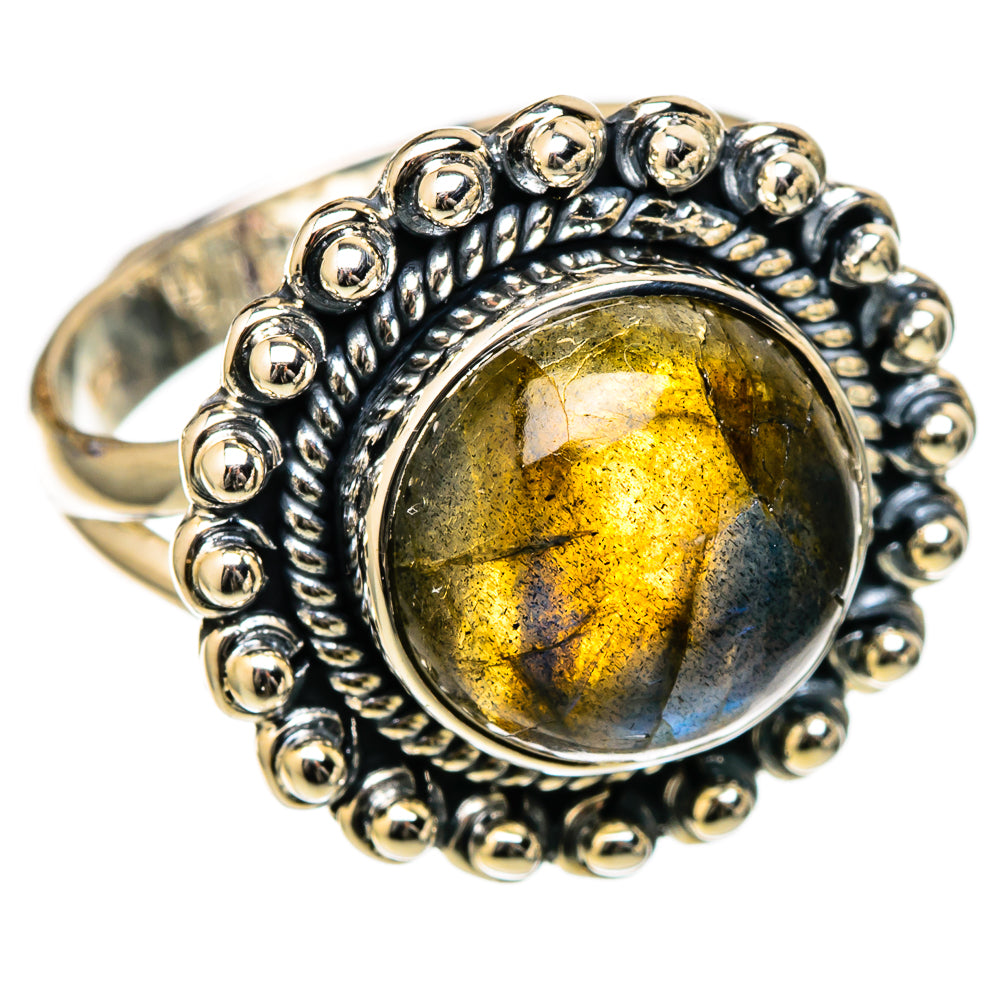 Labradorite Rings handcrafted by Ana Silver Co - RING105177 - Photo 2